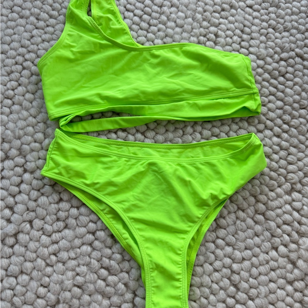 SHEIN Neon Green Bikini Set